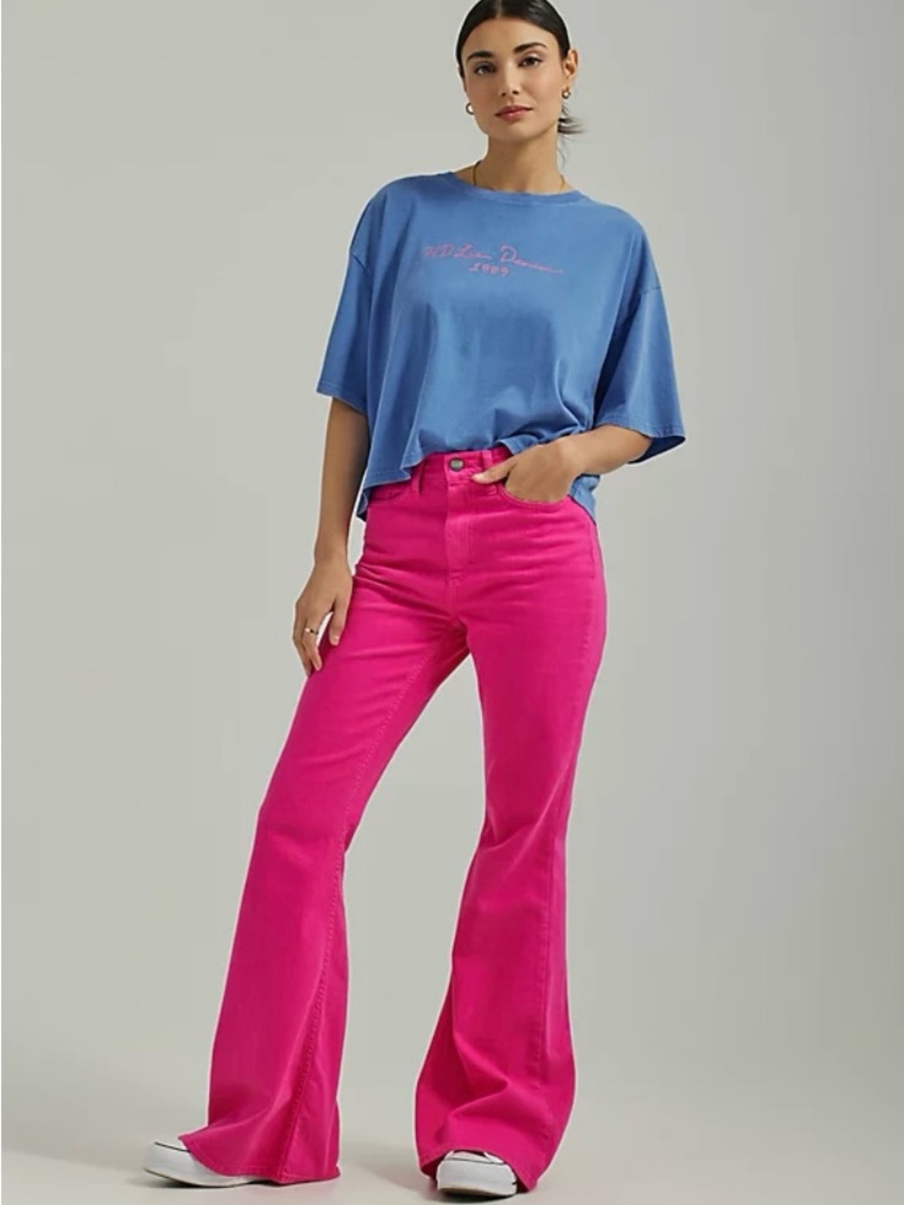 Lee Hot Pink Flare Jeans